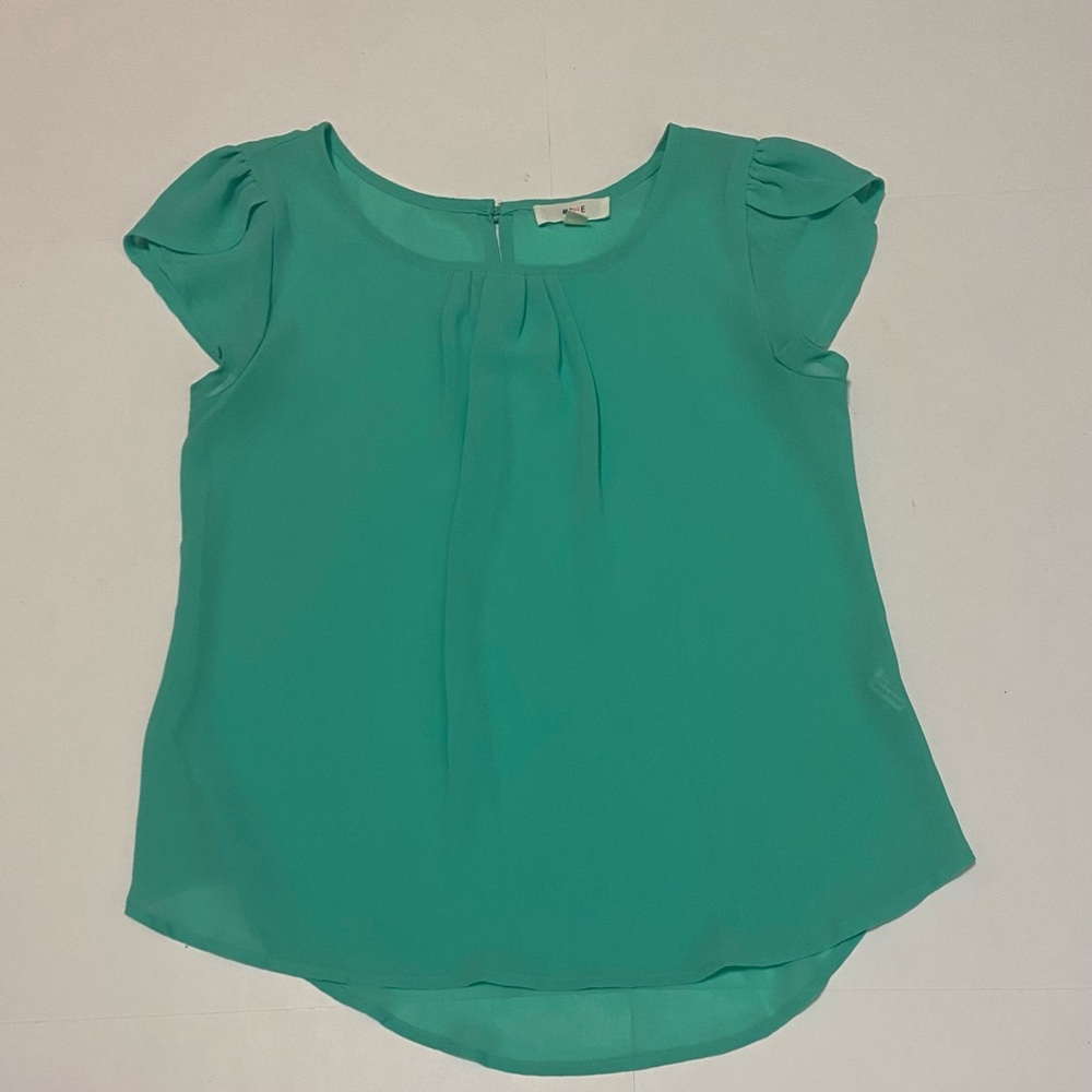 ⭐️MINE! Blouse, size small, aquamarine.